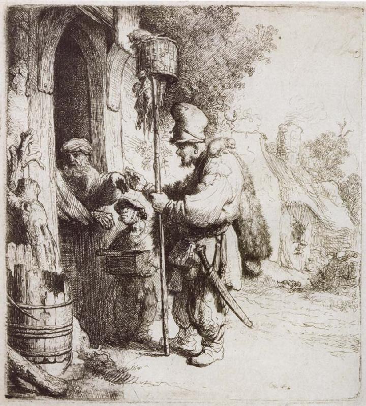 REMBRANDT Harmenszoon van Rijn The Rat-Catcher